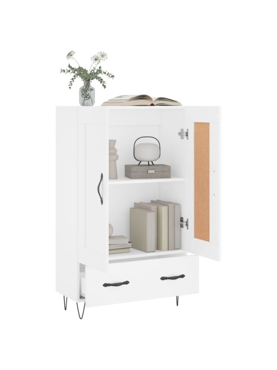 Skříň highboard bílá 69,5 x 31 x 115 cm kompozitní dřevo