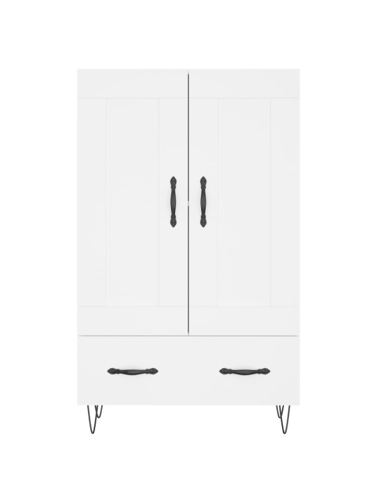 Skříň highboard bílá 69,5 x 31 x 115 cm kompozitní dřevo
