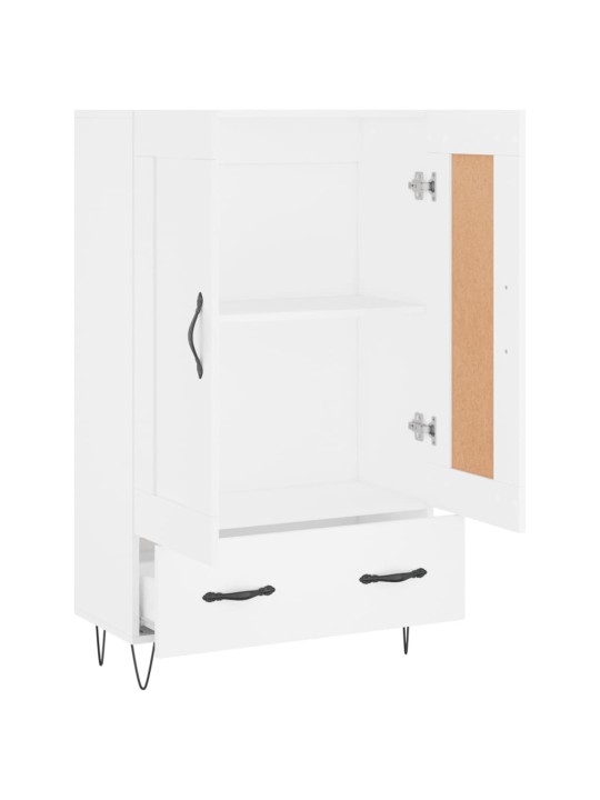 Skříň highboard bílá 69,5 x 31 x 115 cm kompozitní dřevo