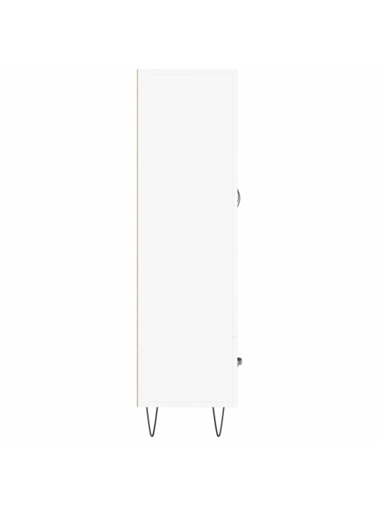 Skříň highboard bílá 69,5 x 31 x 115 cm kompozitní dřevo