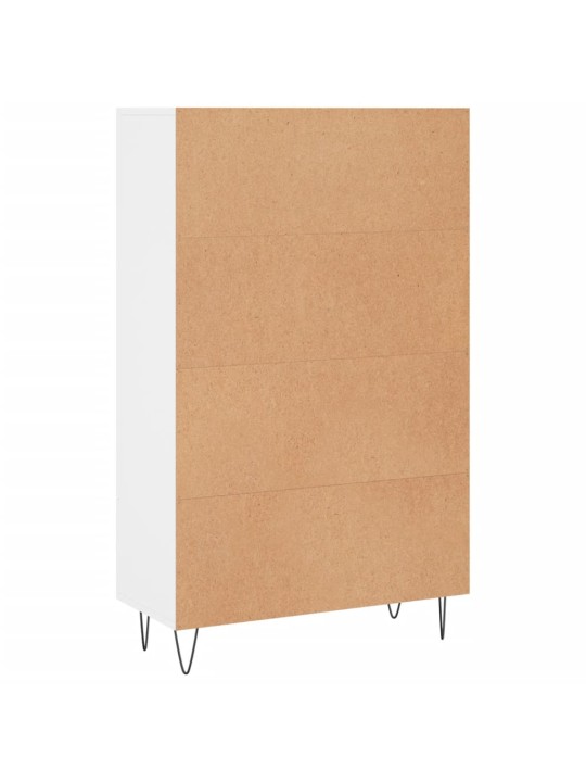 Skříň highboard bílá 69,5 x 31 x 115 cm kompozitní dřevo