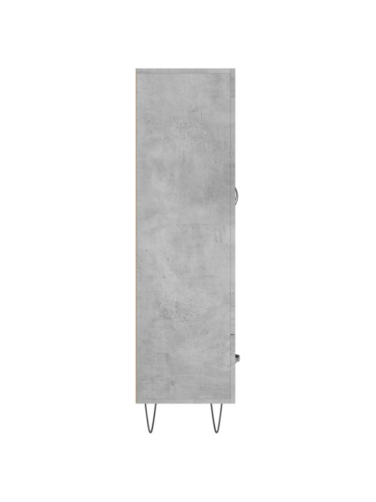 Skříň highboard betonově šedá 69,5x31x115 cm kompozitní dřevo