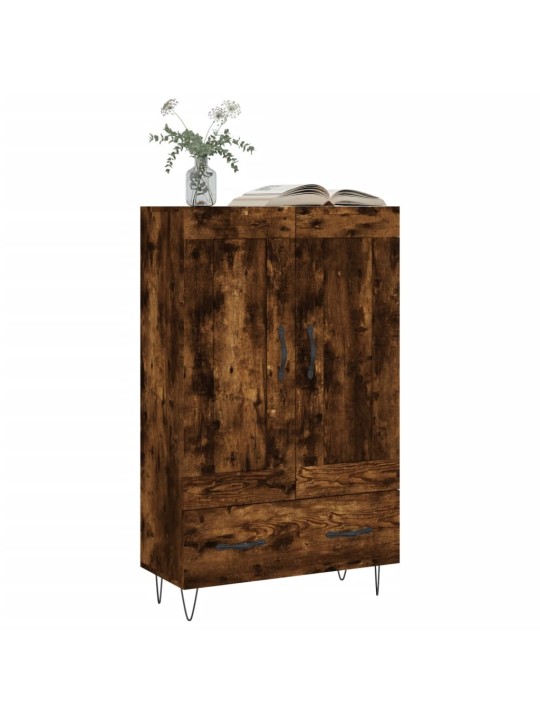 Skříň highboard kouřový dub 69,5 x 31 x 115 cm kompozitní dřevo