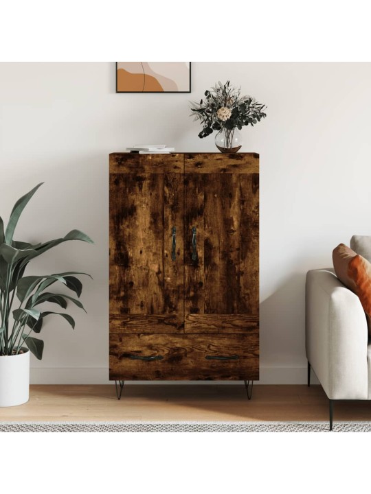 Skříň highboard kouřový dub 69,5 x 31 x 115 cm kompozitní dřevo