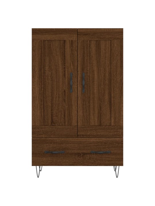 Skříň highboard hnědý dub 69,5 x 31 x 115 cm kompozitní dřevo