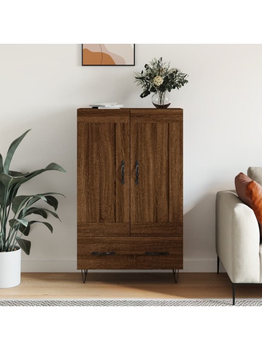 Skříň highboard hnědý dub 69,5 x 31 x 115 cm kompozitní dřevo