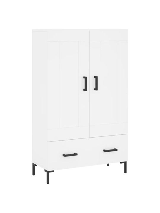 Skříň highboard bílá 69,5 x 31 x 115 cm kompozitní dřevo