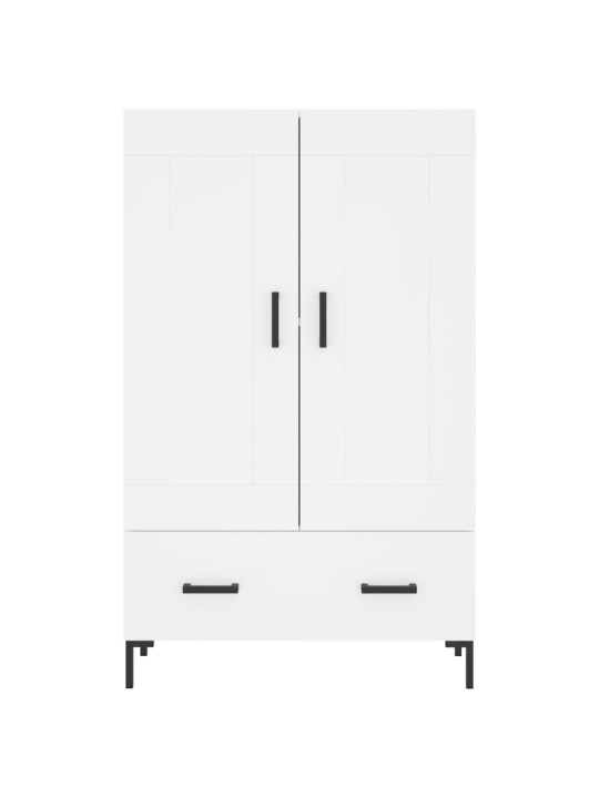 Skříň highboard bílá 69,5 x 31 x 115 cm kompozitní dřevo