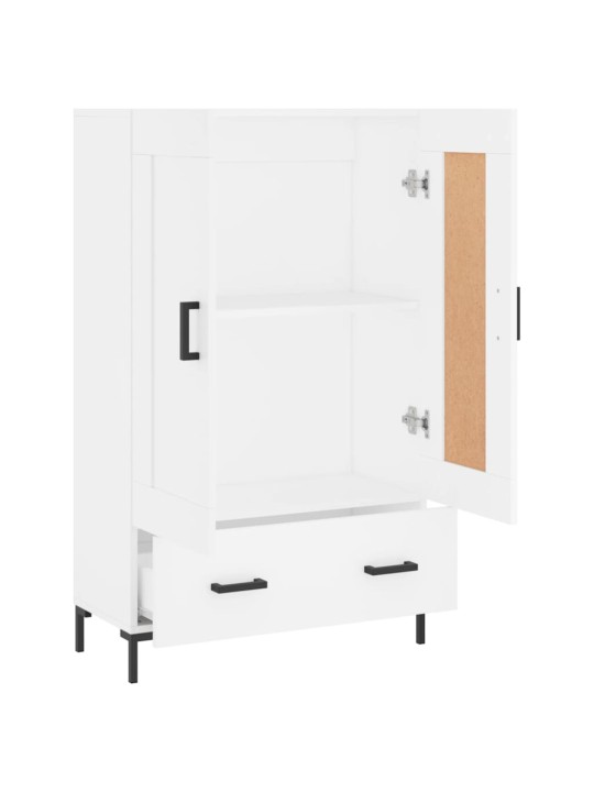 Skříň highboard bílá 69,5 x 31 x 115 cm kompozitní dřevo