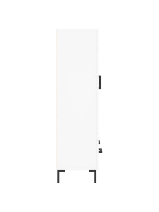 Skříň highboard bílá 69,5 x 31 x 115 cm kompozitní dřevo