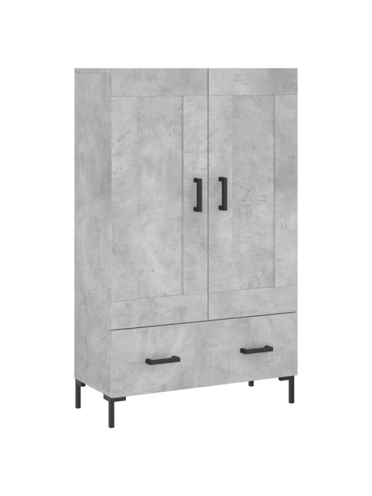 Skříň highboard betonově šedá 69,5x31x115 cm kompozitní dřevo