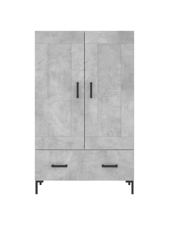 Skříň highboard betonově šedá 69,5x31x115 cm kompozitní dřevo