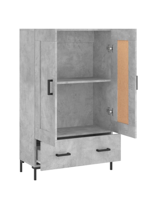 Skříň highboard betonově šedá 69,5x31x115 cm kompozitní dřevo