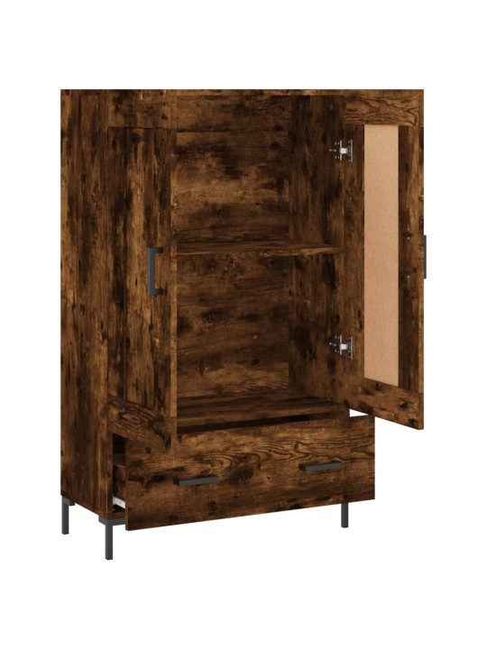 Skříň highboard kouřový dub 69,5 x 31 x 115 cm kompozitní dřevo
