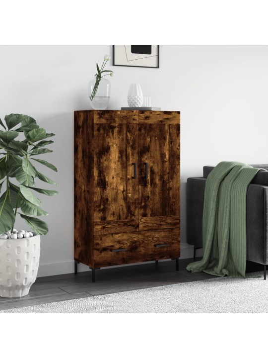 Skříň highboard kouřový dub 69,5 x 31 x 115 cm kompozitní dřevo