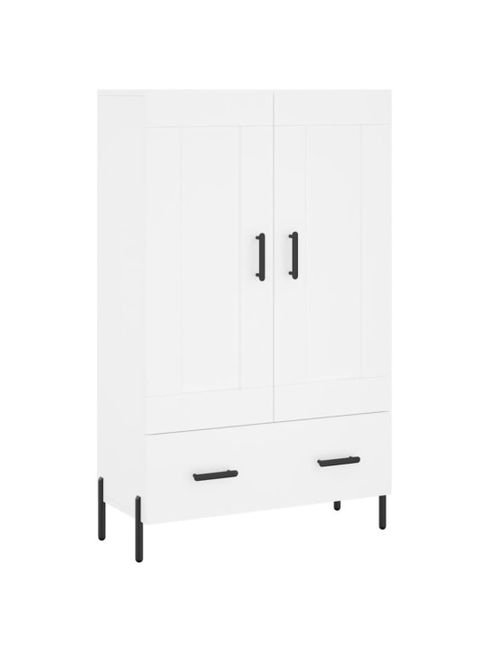 Skříň highboard bílá 69,5 x 31 x 115 cm kompozitní dřevo