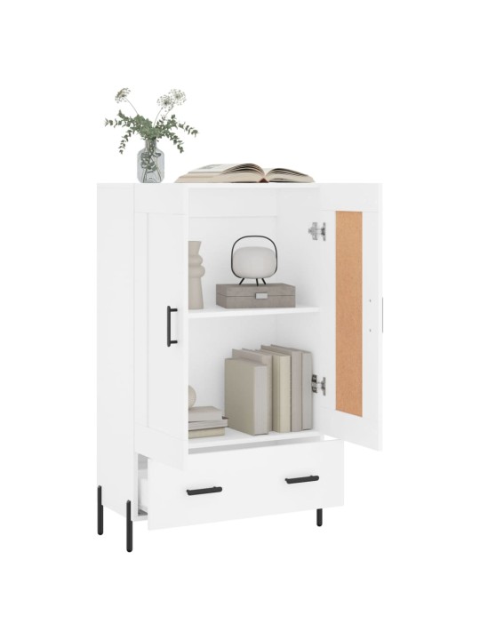 Skříň highboard bílá 69,5 x 31 x 115 cm kompozitní dřevo