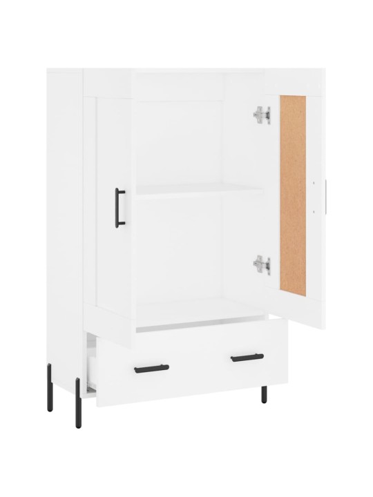 Skříň highboard bílá 69,5 x 31 x 115 cm kompozitní dřevo
