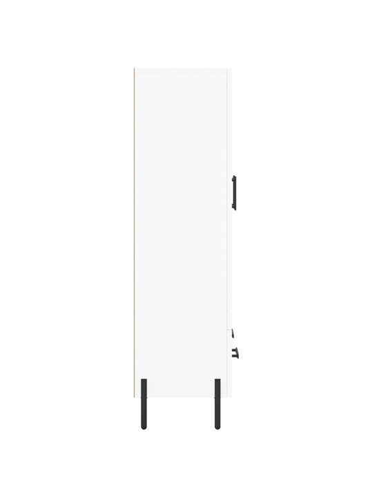 Skříň highboard bílá 69,5 x 31 x 115 cm kompozitní dřevo