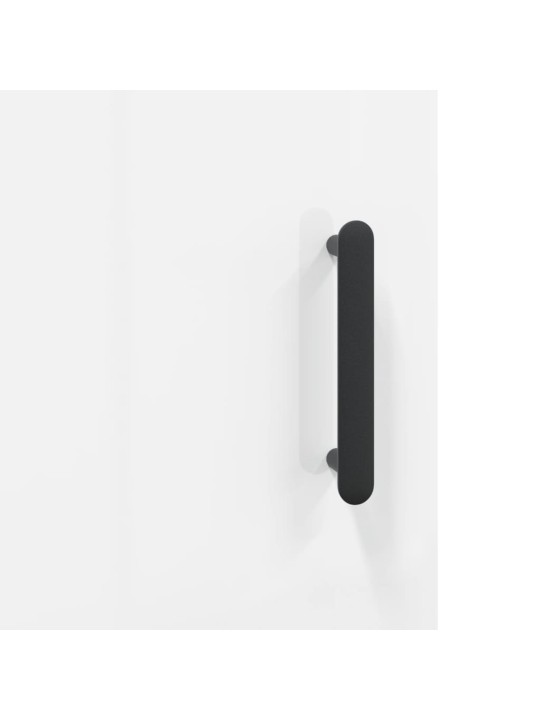 Skříň highboard lesklá bílá 69,5 x 31 x 115 cm kompozitní dřevo