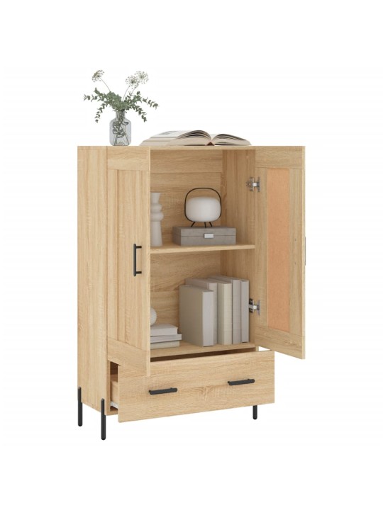 Skříň highboard dub sonoma 69,5 x 31 x 115 cm kompozitní dřevo