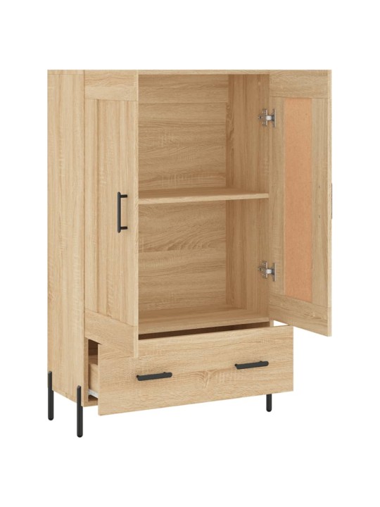 Skříň highboard dub sonoma 69,5 x 31 x 115 cm kompozitní dřevo