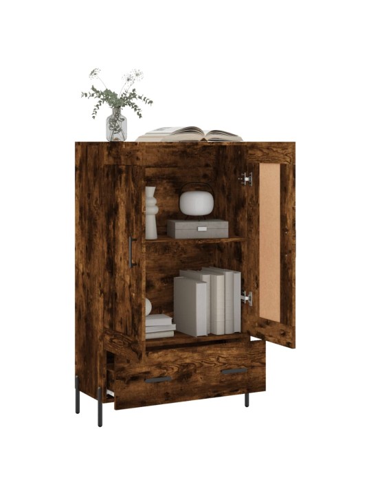 Skříň highboard kouřový dub 69,5 x 31 x 115 cm kompozitní dřevo