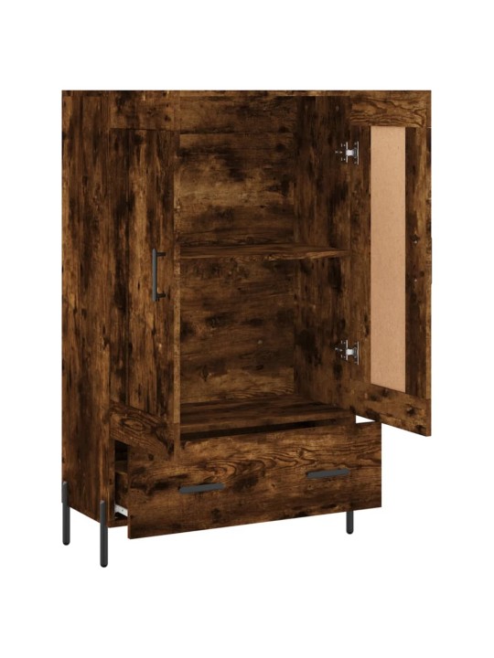 Skříň highboard kouřový dub 69,5 x 31 x 115 cm kompozitní dřevo