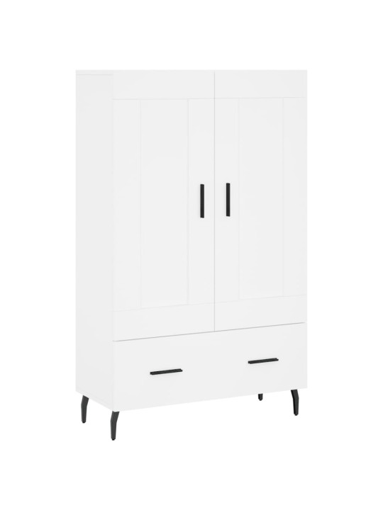 Skříň highboard bílá 69,5 x 31 x 115 cm kompozitní dřevo