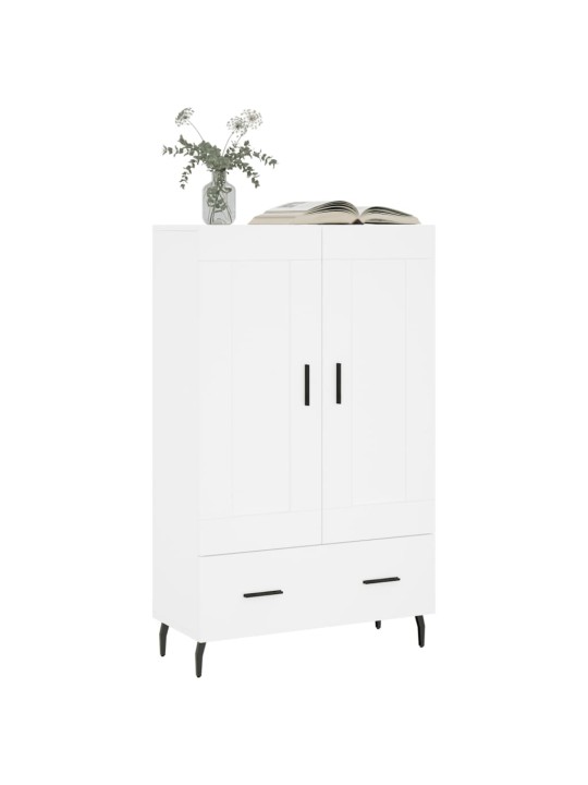 Skříň highboard bílá 69,5 x 31 x 115 cm kompozitní dřevo