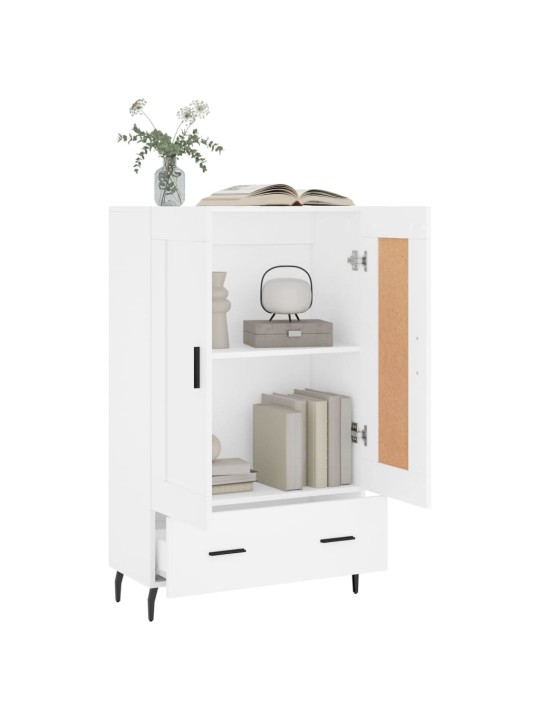 Skříň highboard bílá 69,5 x 31 x 115 cm kompozitní dřevo