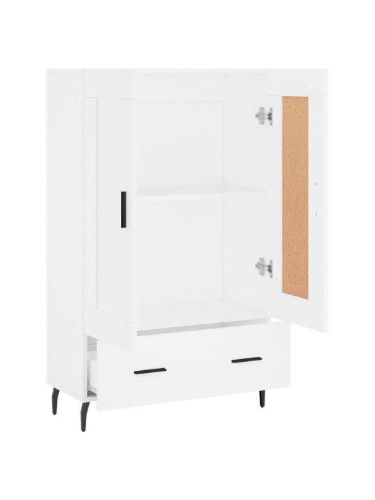 Skříň highboard bílá 69,5 x 31 x 115 cm kompozitní dřevo