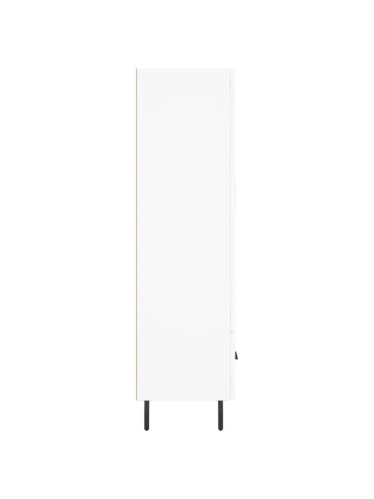 Skříň highboard bílá 69,5 x 31 x 115 cm kompozitní dřevo