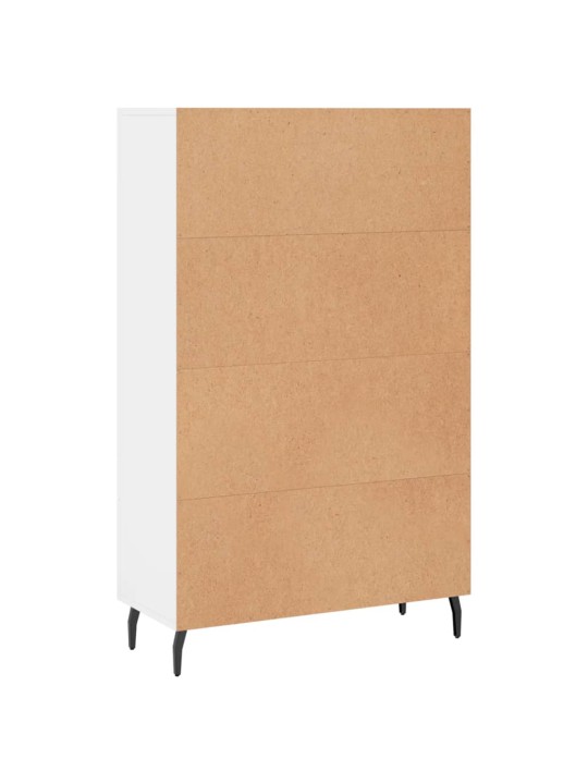 Skříň highboard bílá 69,5 x 31 x 115 cm kompozitní dřevo