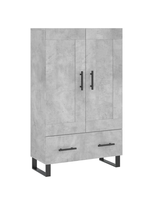 Skříň highboard betonově šedá 69,5x31x115 cm kompozitní dřevo