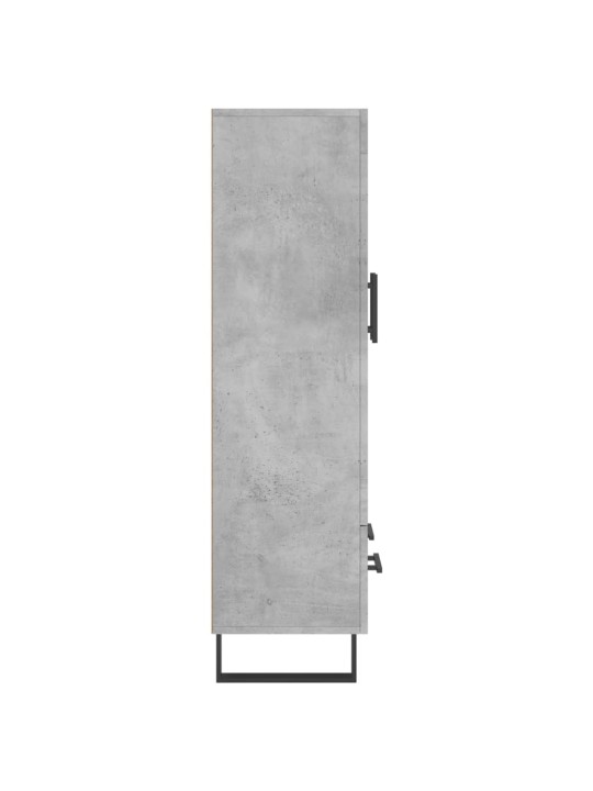 Skříň highboard betonově šedá 69,5x31x115 cm kompozitní dřevo