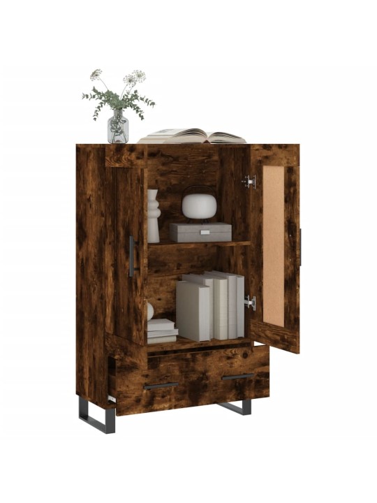 Skříň highboard kouřový dub 69,5 x 31 x 115 cm kompozitní dřevo