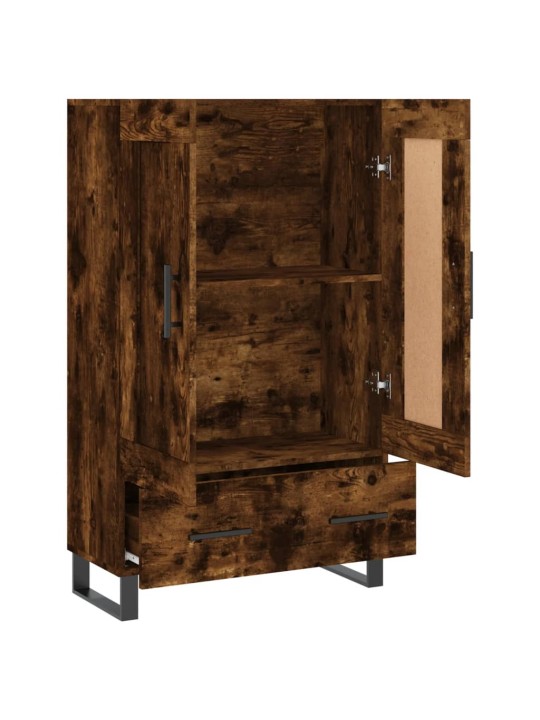 Skříň highboard kouřový dub 69,5 x 31 x 115 cm kompozitní dřevo