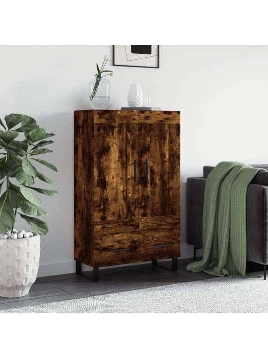 Skříň highboard kouřový dub 69,5 x 31 x 115 cm kompozitní dřevo