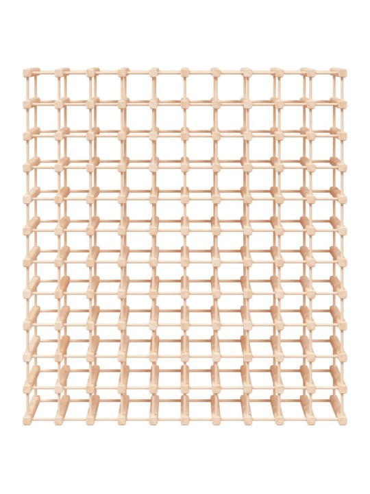 Stojan na víno na 120 lahví 112,5x23x123,5 cm masivní borovice