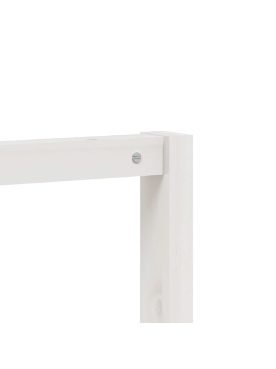 Stojan na oblečení s prostorem pro obuv bílý 113x40x157,5 cm