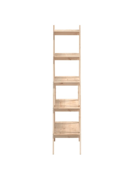 5patrový regál ve tvaru A 110x40x180,5 cm masivní borové dřevo