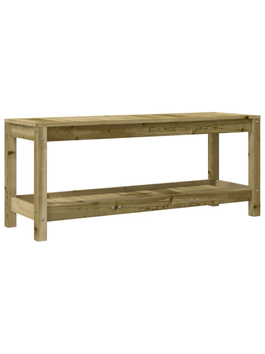 Zahradní lavice 108 x 35 x 45 cm impregnované borové dřevo