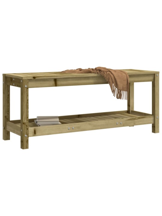 Zahradní lavice 108 x 35 x 45 cm impregnované borové dřevo