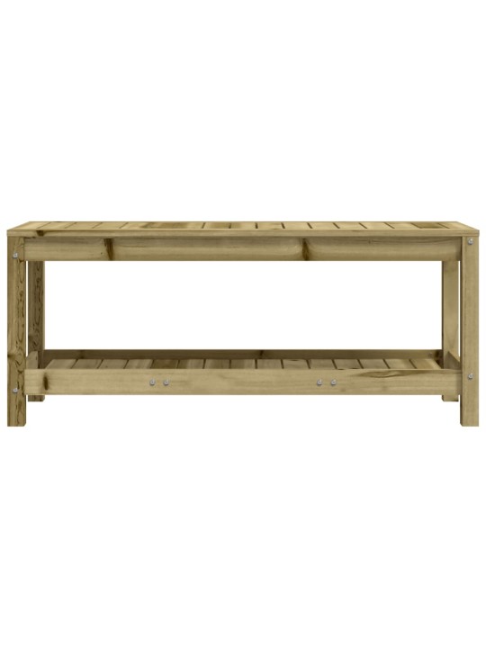 Zahradní lavice 108 x 35 x 45 cm impregnované borové dřevo