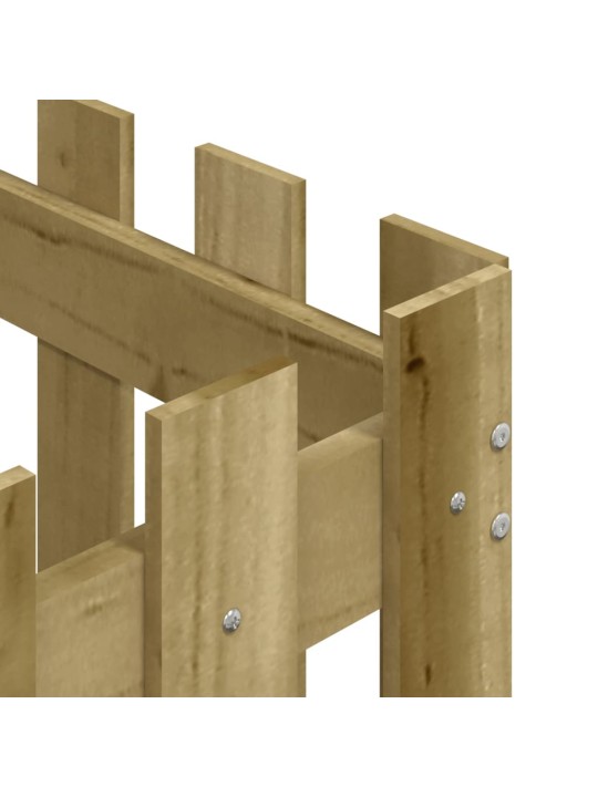 Zahradní truhlík plotový design 50x50x50 cm impregnované dřevo