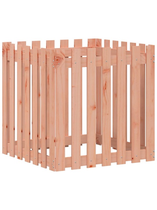 Zahradní truhlík plotový design 70x70x70 cm masivní douglaska