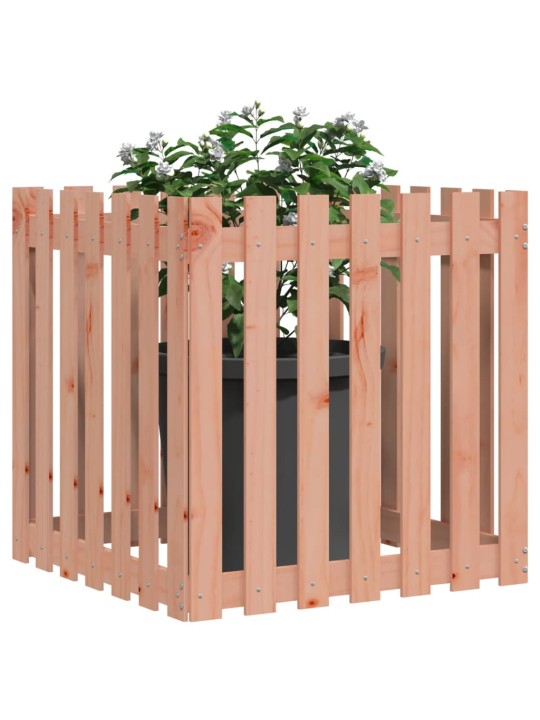 Zahradní truhlík plotový design 70x70x70 cm masivní douglaska