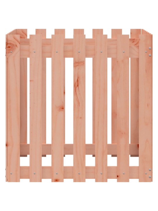 Zahradní truhlík plotový design 70x70x70 cm masivní douglaska