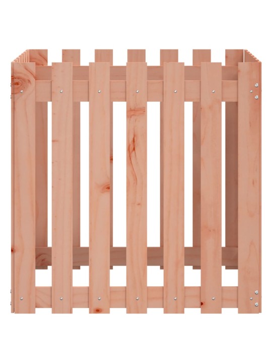 Zahradní truhlík plotový design 70x70x70 cm masivní douglaska